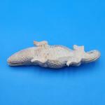 Soapstone Crocodile Baby Carving - 7" Beauty