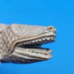 Soapstone Crocodile Baby Carving - 7" Beauty