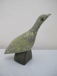Inuit Carved Arctic Bird Soapstone Sculpture