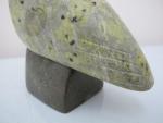 Inuit Carved Arctic Bird Soapstone Sculpture