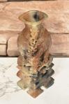 Vintage Hand Carved Soapstone Bud Vase