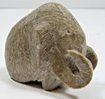 Inuit Soapstone Mammoth Figurine Sculpture
