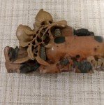 Hand-Carved Vintage Chinese Soapstone Ink Well
