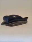 Signed & Numbered Inuit Soapstone Seal Carving