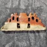 Intricate Vintage Chinese Soapstone Carving Sculpture
