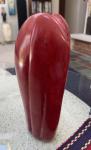 Large Red Soapstone Elephant Sculpture - 7.4 Lbs