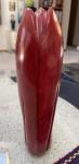Large Red Soapstone Elephant Sculpture - 7.4 Lbs