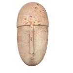 Vintage Soapstone Face Mask Sculpture Trinket Box