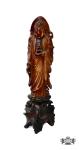 Vintage Chinese Soapstone Goddess Figure with Base