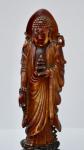 Vintage Chinese Soapstone Goddess Figure with Base