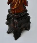 Vintage Chinese Soapstone Goddess Figure with Base