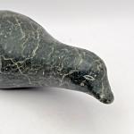 Inuit Soapstone Bird Sculpture - 2" x 7.25" x 2.75
