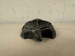 Inuit Signed Soapstone Turtle Ashtray Art
