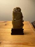 Shou Lao Soapstone Carving - God of Longevity