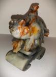 Chinese Soapstone Koi Fish Carving for Prosperity