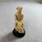 Hand Carved Soapstone Geisha Figurine