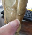 Chinese Scholar Elder Soapstone Carving with Scroll