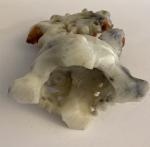 Soapstone Carving of Squirrels with Grapes