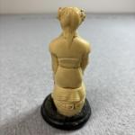 Hand Carved Soapstone Geisha Figurine