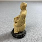 Hand Carved Soapstone Geisha Figurine