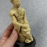 Hand Carved Soapstone Geisha Figurine