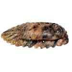 Hand Carved Chinese Soapstone Monkey on Leaf