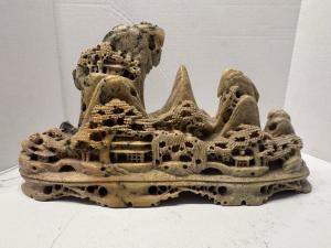 Vintage 1940s Chinese Soapstone Sculpture