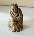 Antique Chinese Soapstone Guanyin Figurine, Seated Elder