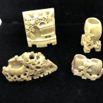 Chinese Soapstone Vases and Figurines - Hand Carved