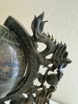 Dragon-Detail Soapstone Carved Globe from China