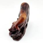 Antique Chinese Soapstone Sow Pig and Piglets