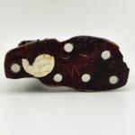 Antique Chinese Soapstone Sow Pig and Piglets