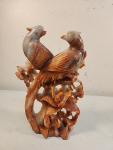 Hand Carved Chinese Soapstone Bird Sculpture