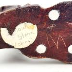 Antique Chinese Soapstone Sow Pig and Piglets