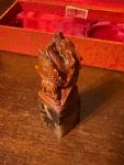 Chinese Dragon Seal Stamp in Silk Box