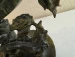 Dragon-Detail Soapstone Carved Globe from China