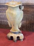 Vintage Hand-Carved Chinese Soapstone Vase