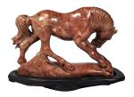 Vintage Hand-Carved Soapstone Horse Figurine