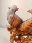 Hand Carved Chinese Soapstone Bird Sculpture