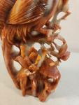 Hand Carved Chinese Soapstone Bird Sculpture