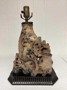 Chinese Soapstone Table Lamp with Beautiful Designs