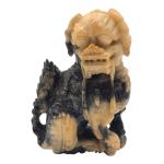 Chinese Soapstone Foo Dog Lion Statues - 8” Pair