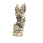 Hand-Carved Chinese Dragon Soapstone Sculpture