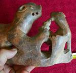 Antique Hand-Carved Chinese Soapstone Animal Figures