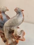 Hand Carved Chinese Soapstone Bird Sculpture