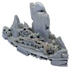 Small Soapstone Carving of Mountain Village