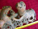 Antique Hand-Carved Chinese Soapstone Animal Figures