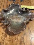 Antique Hand Carved Chinese Soapstone Lily Bowl