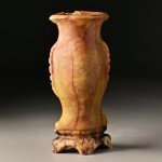 Vintage Chinese Soapstone Feng Shui Vase