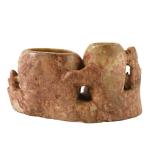 Soapstone Double Vase Chinese Carving Sculpture